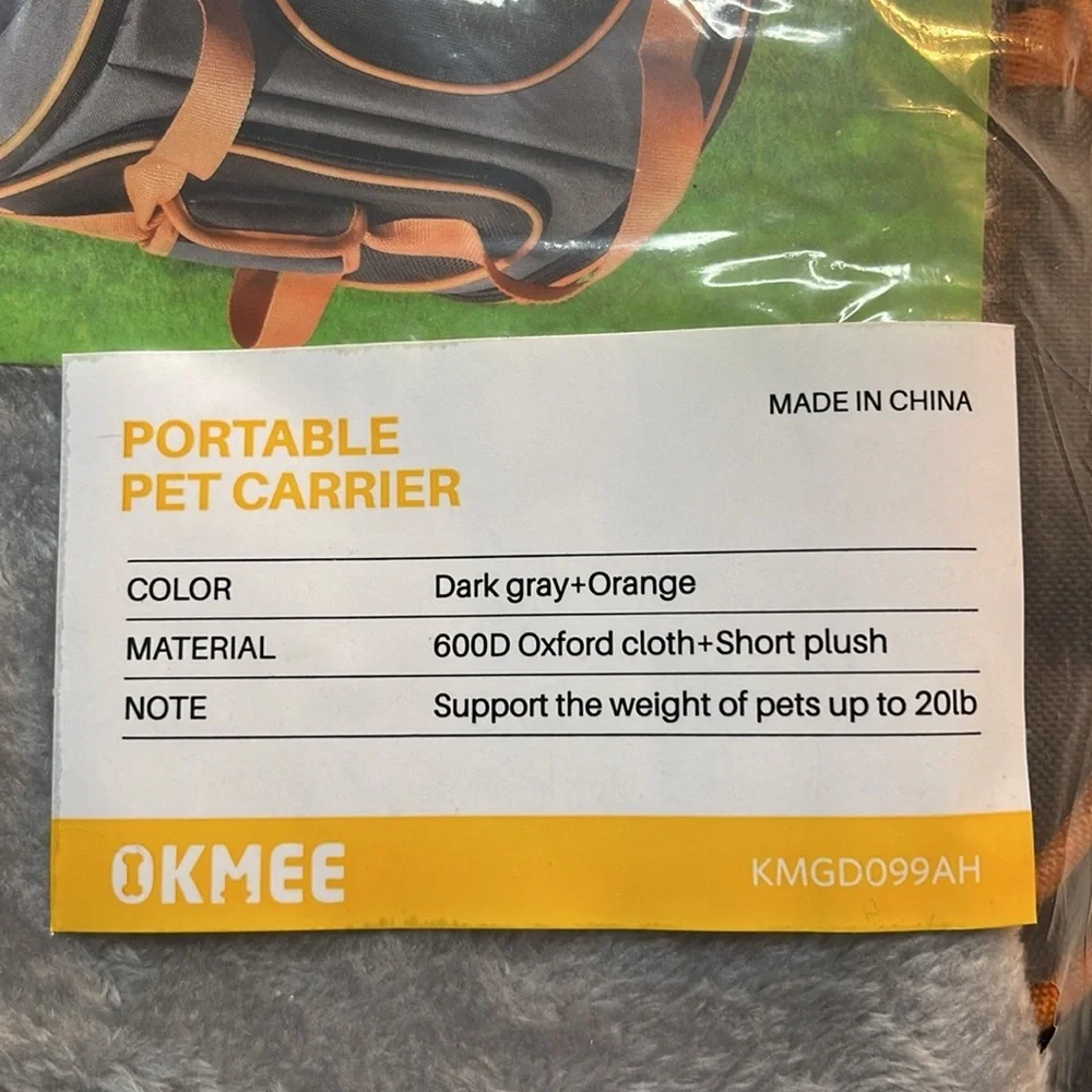 😻OKMEE Cat Carrier TSA Airline Approved with Ventilation